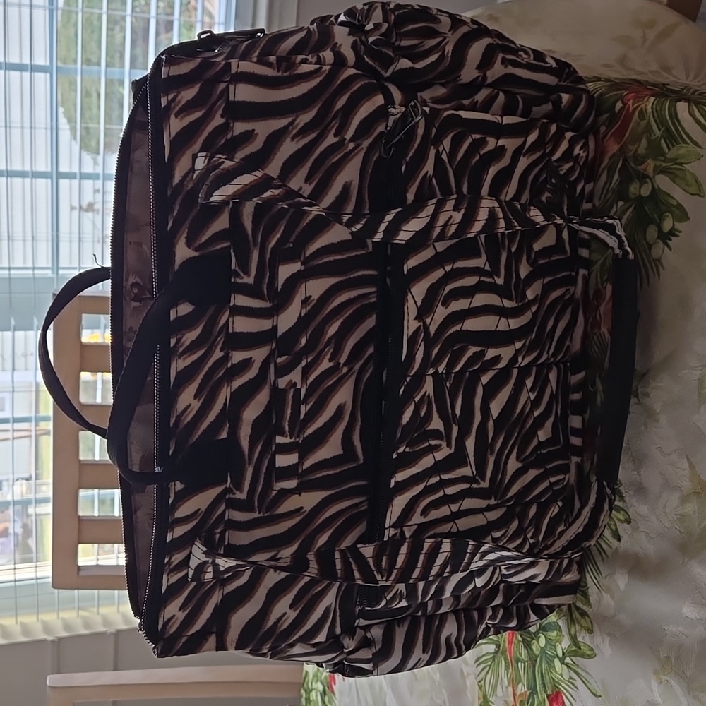LUG Brand RFID Large Tote - Style = Soprano, Color Zebra Sand - Never used
